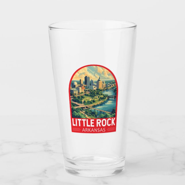 Emblema Artístico de Viajes de Little Rock Arkansa (Anverso)