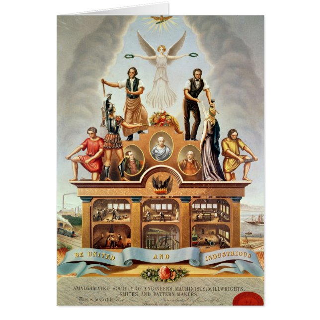 Emblema comercial de la sociedad unida (Frente)