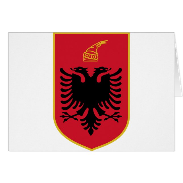 emblema de albania (Anverso (Horizontal))