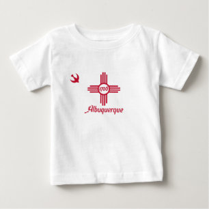 Emblema de Albuquerque, camiseta bebé de Nuevo Méx