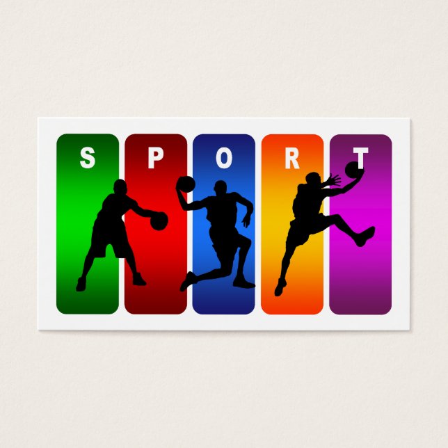 Emblema de baloncesto multicolor (Frente)