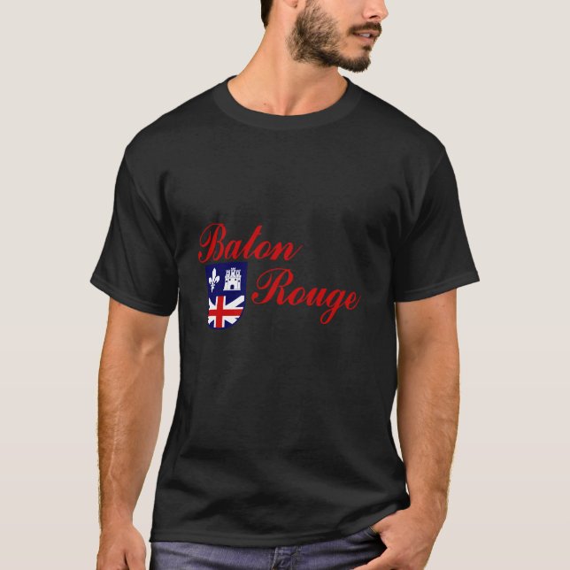 Emblema de Baton Rouge, camiseta de Luisiana (Anverso)