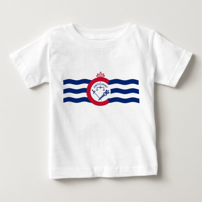 Emblema de Cincinnati, camiseta de bebé de Ohio (Anverso)