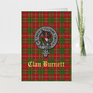 Emblema de Clan Burnett y Tartán