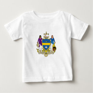 Emblema de Filadelfia, camiseta bebé de Pensilvani