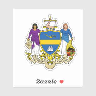 Emblema de Filadelfia, Pegatina de Vinilo de Pensi