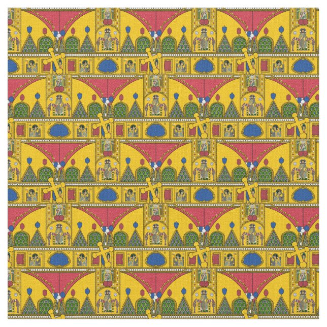 emblema de la bandera de la corona húngara y tela  (De cerca)