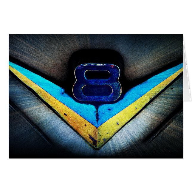 Emblema de la capilla de V8 Hotrod (Anverso (Horizontal))