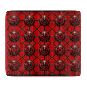 emblema de Munkus Tabla de cortar de vidrio/cocina