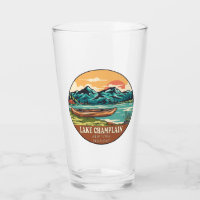 Emblema de pesca en barco de Lake Champlain