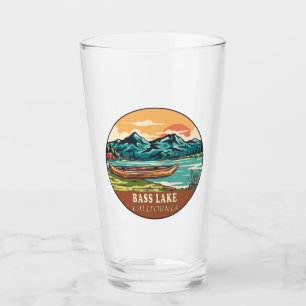 Emblema de pesca en bote de Bass Lake California