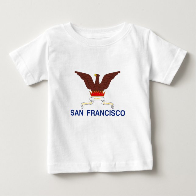 Emblema de San Francisco, camiseta bebé de Califor (Anverso)
