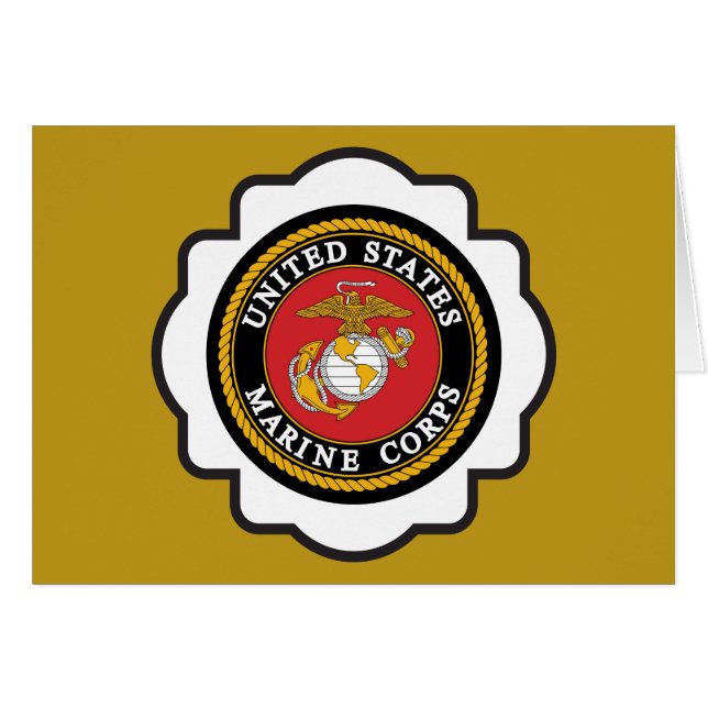 Emblema de sellos USMC (Anverso (Horizontal))