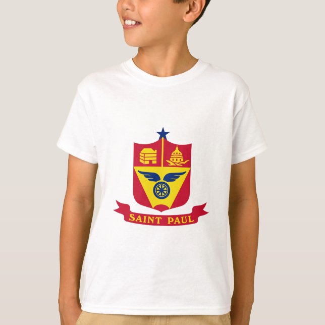 Emblema de St Paul, camiseta de Minnesota (Anverso)