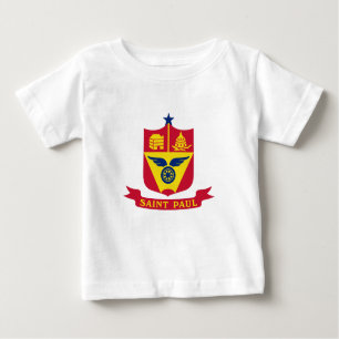 Emblema de St Paul, camiseta para bebés de Minneso