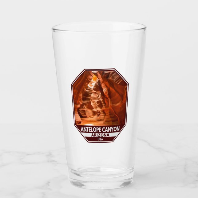 Emblema de viajes Antelope Canyon Arizona (Anverso)