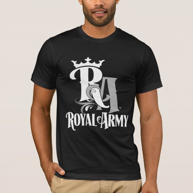 Emblema del Ejército Real Mente oscuro Camiseta (Anverso)