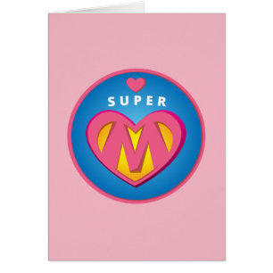 Emblema divertido de la mamá del Superwoman del