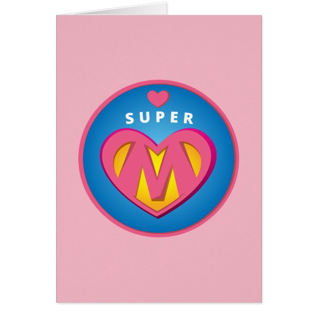 Emblema divertido de la mamá del Superwoman del (Frente)