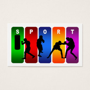 Emblema multicolor del boxeo