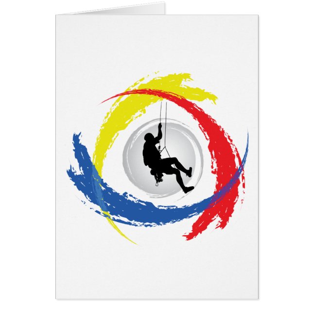 Emblema tricolor de la escalada (Frente)