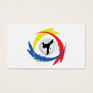 Emblema tricolor del karate