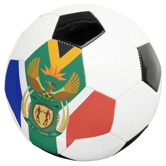 emblemática pelota de fútbol de Sudáfrica (Tres cuartos)