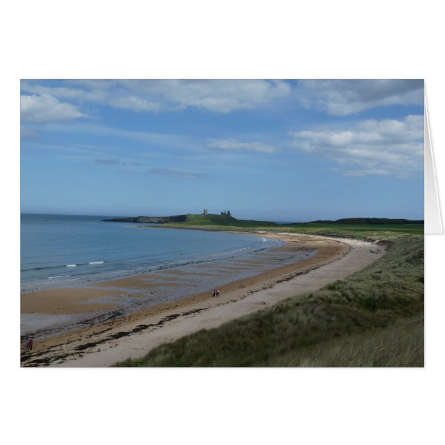 "Embleton Beach view of Bamburgh Castle" (1) (Anverso (Horizontal))