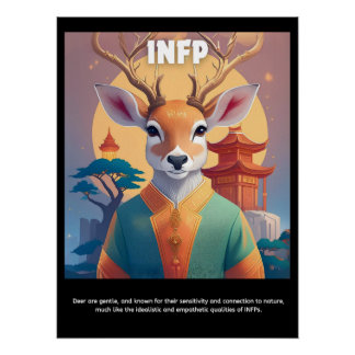 Embody Your Inner Deer: Poster de INFP