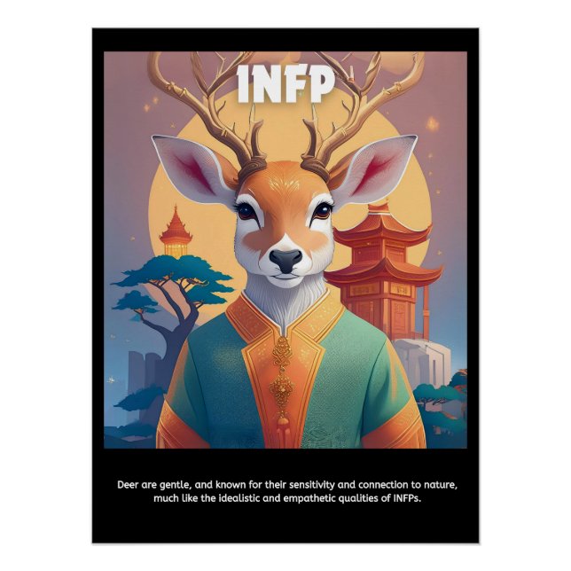 Embody Your Inner Deer: Poster de INFP (Anverso)