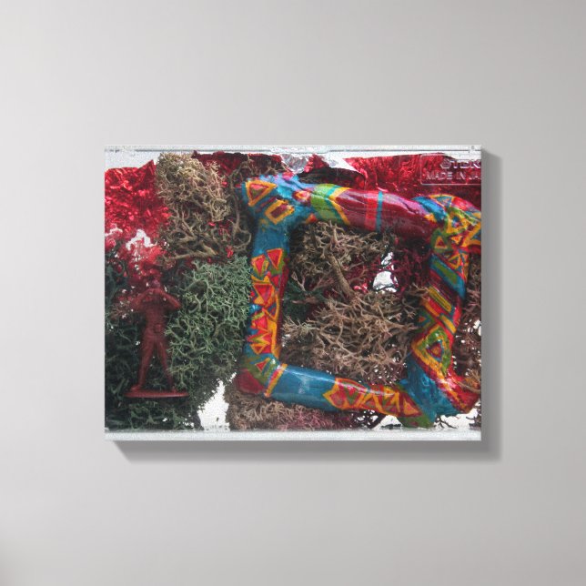 Embolia Embuscade K7 1986 Lienzo de medios mixtos (Anverso)