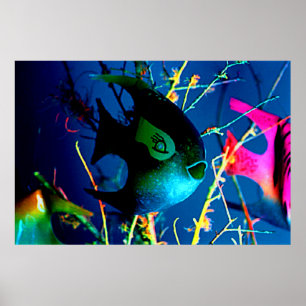 EMBOTELLE LOS PESCADOS 72" colosal x 52" arte de