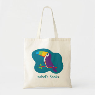 Embroma el bolso toucan de la biblioteca del arte