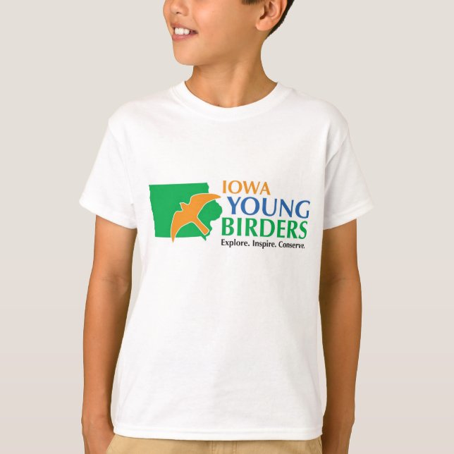 Embroma la camiseta con el logotipo joven de los (Anverso)