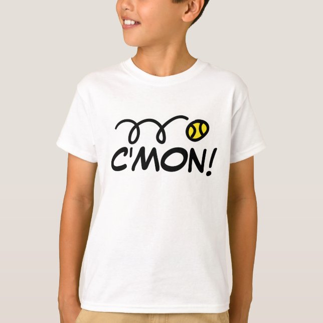 ¡Embroma la camiseta del tenis con el lema (Anverso)