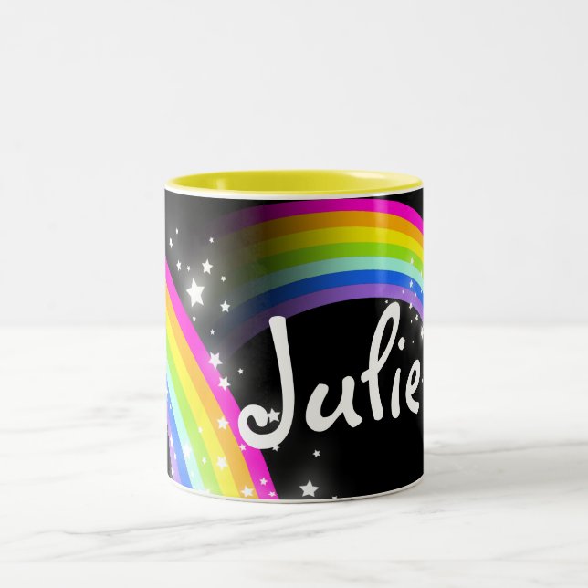 Embroma la taza conocida de encargo negra del arco (Centro)