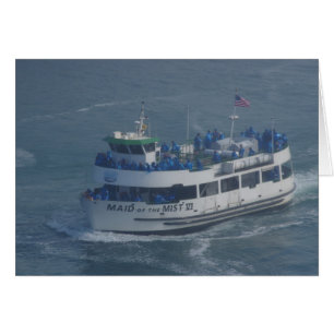 Embutidos de la niebla en el río Niágara.