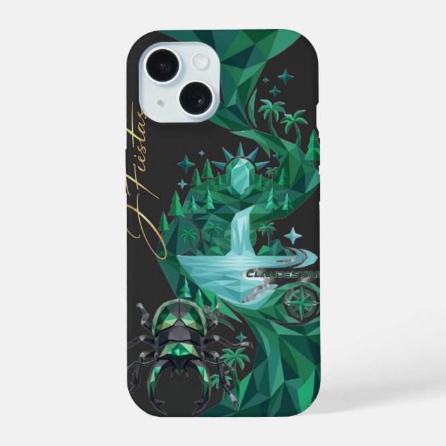 “Emerald Island Beetle – Nature Art  (Reverso )