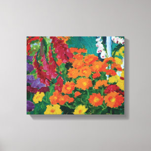 Emil Nolde - Jardín de Flores Póster de Arte Fino