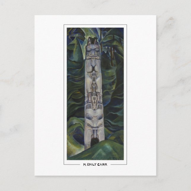 Emily Carr #12 - postal Bella Artes (Anverso)
