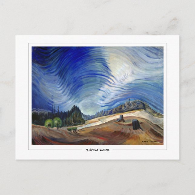 Emily Carr #137 - Tarjeta postal de arte (Anverso)