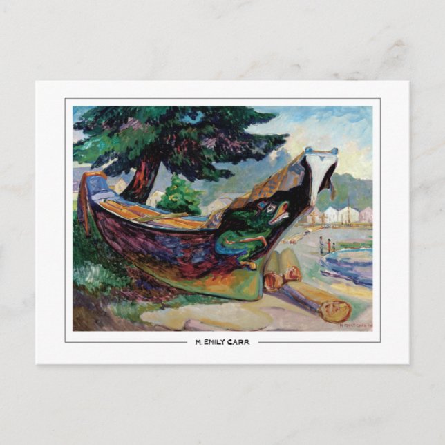 Emily Carr #13 - postal Bella Artes (Anverso)