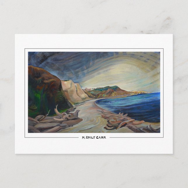 Emily Carr #15 - postal Bella Artes (Anverso)