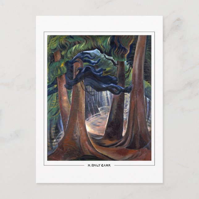 Emily Carr #16 - postal Bella Artes (Anverso)