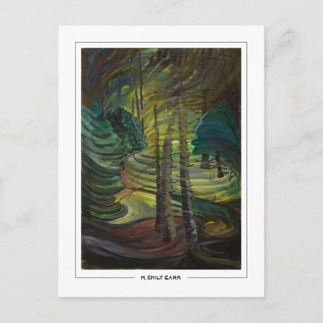 Emily Carr #184 - postal Bella Artes (Anverso)