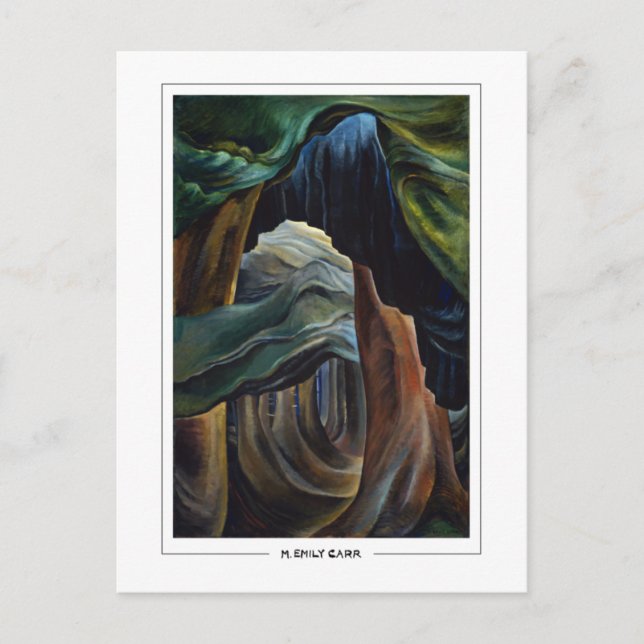Emily Carr #1 - Tarjeta postal de arte (Anverso)