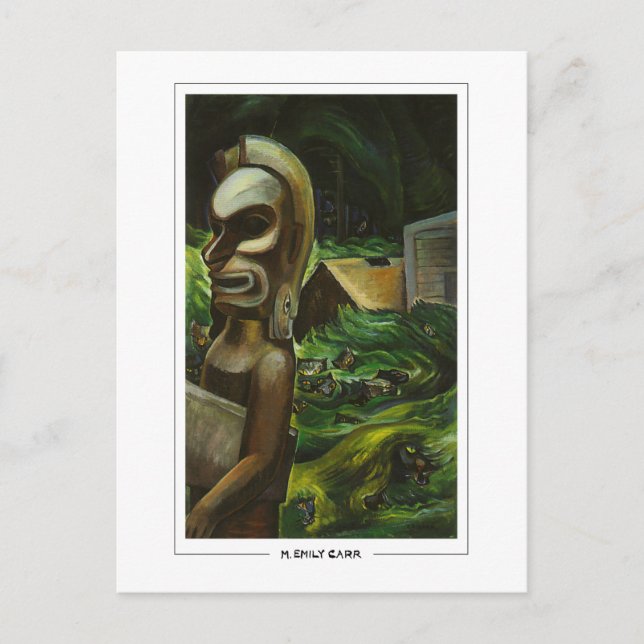Emily Carr #236 - postal Bella Artes (Anverso)