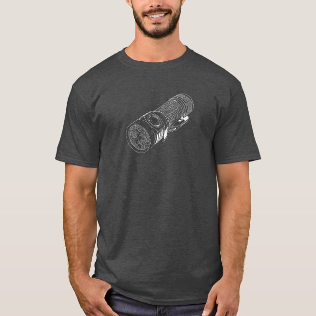 Emisar D4V2 Camiseta gris oscuro (Anverso)