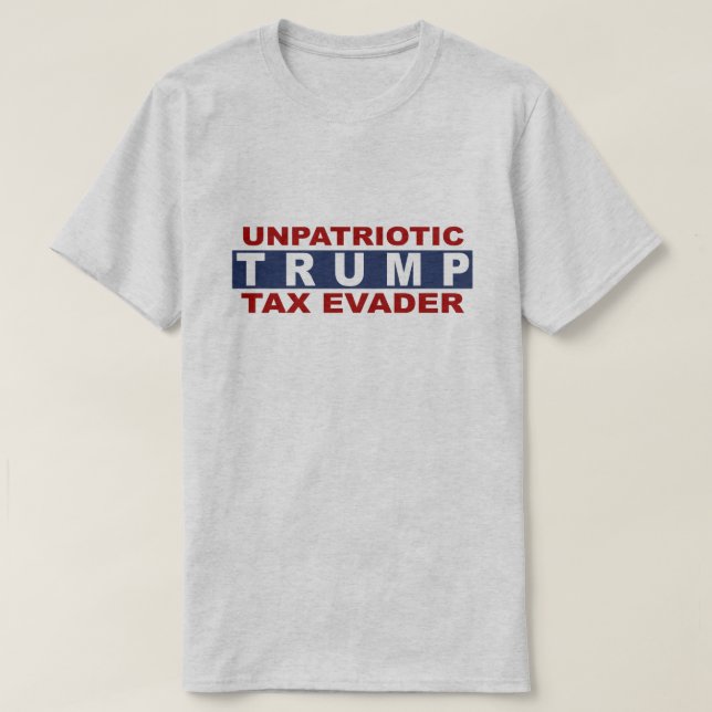 Emisor antitrump de camiseta antipatriota 2 (Diseño del anverso)