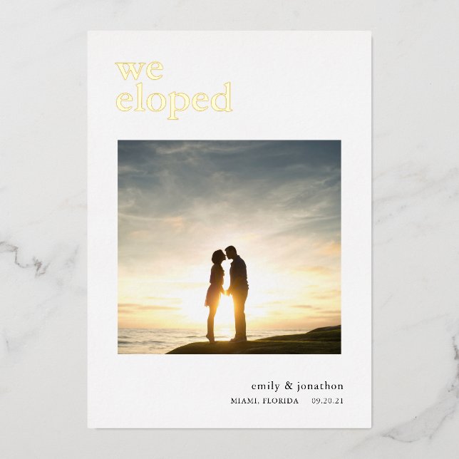 Emitimos Invitación Photo Luxury Real (Anverso)